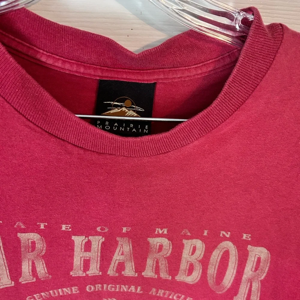 Vintage Bar Harbor T Shirt Small Red - Picture 6 of 9